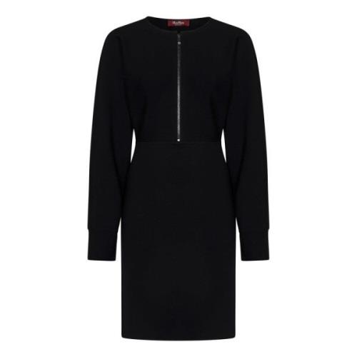 Max Mara Svart Klänning för Kvinnor Elegant Komfort Black, Dam