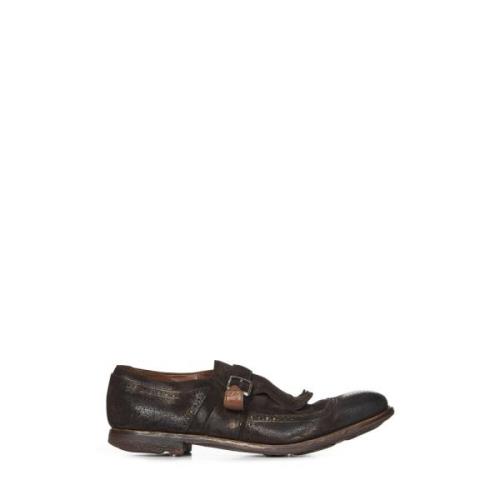 Church's Brun Loafer Skor Vintage Brogue Stil Brown, Herr