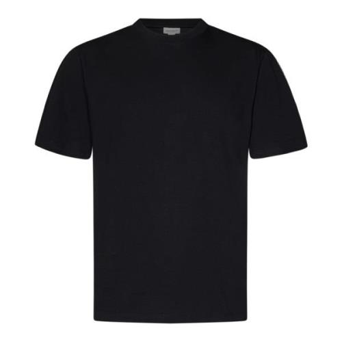 Alexander McQueen Svart T-shirt med logoband Black, Herr