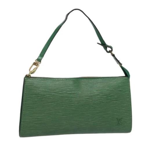 Louis Vuitton Vintage Pre-owned Laeder kuvertvskor Green, Dam