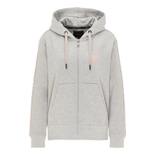 Carlo Colucci Begränsad Upplaga Zip-through Sweatshirt Gray, Dam