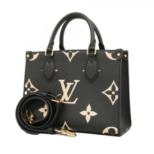 Louis Vuitton Vintage Pre-owned Tyg totevskor Black, Dam