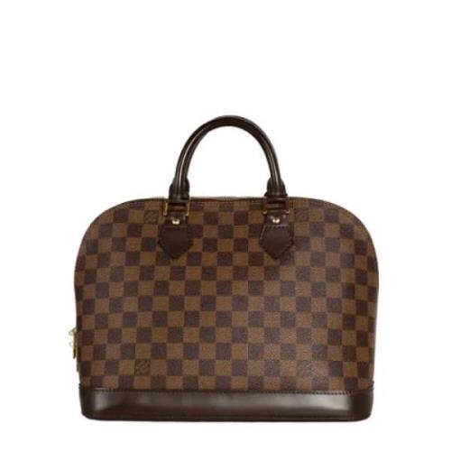 Louis Vuitton Vintage Pre-owned Canvas handvskor Brown, Dam