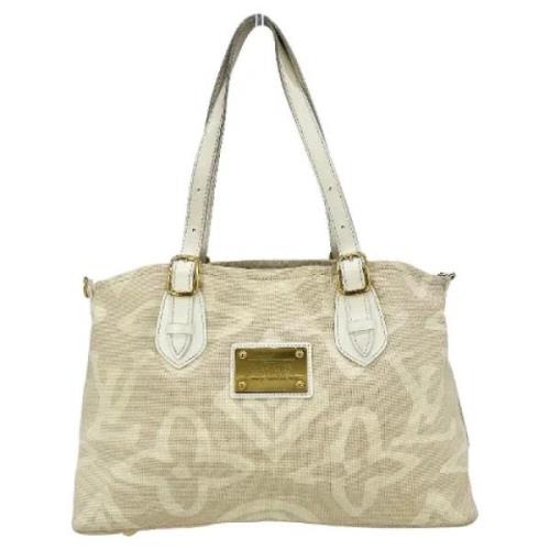 Louis Vuitton Vintage Pre-owned Laeder louis-vuitton-vskor Beige, Dam