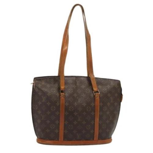 Louis Vuitton Vintage Pre-owned Canvas axelremsvskor Brown, Dam