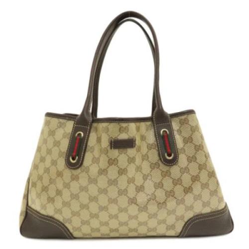 Gucci Vintage Pre-owned Canvas gucci-vskor Brown, Dam