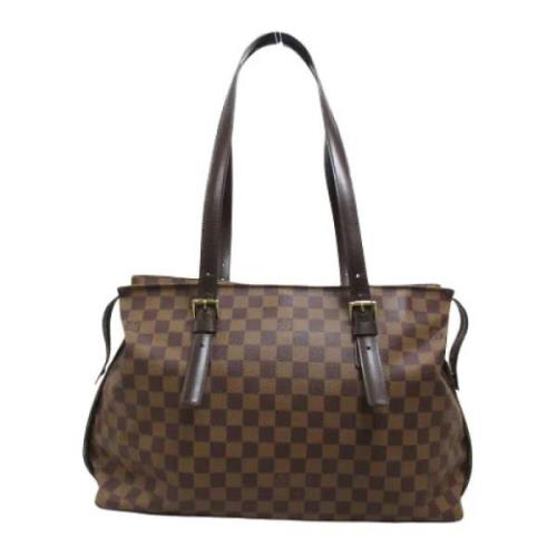 Louis Vuitton Vintage Pre-owned Canvas louis-vuitton-vskor Brown, Dam