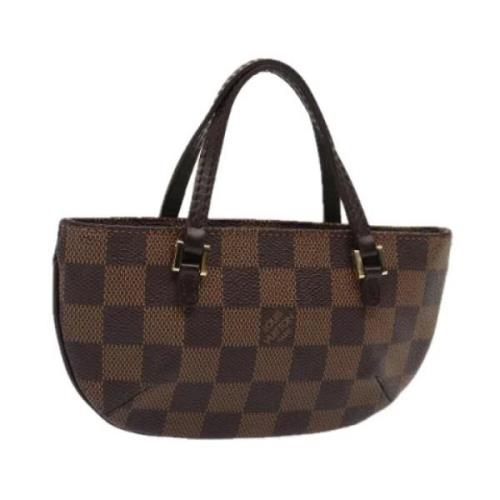 Louis Vuitton Vintage Pre-owned Canvas louis-vuitton-vskor Brown, Dam