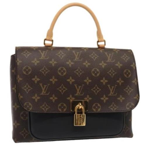 Louis Vuitton Vintage Pre-owned Canvas handvskor Brown, Dam