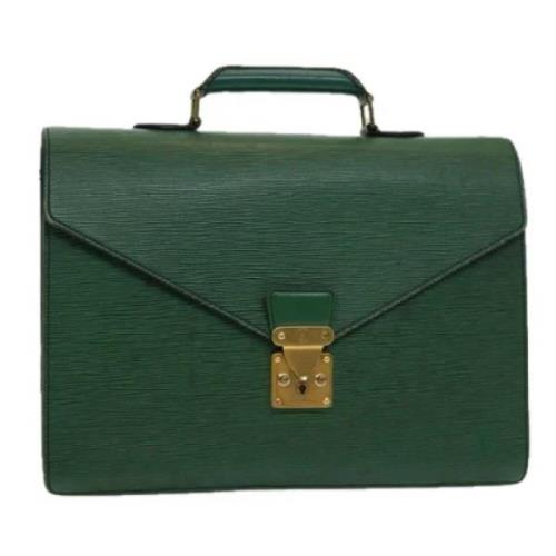 Louis Vuitton Vintage Pre-owned Laeder louis-vuitton-vskor Green, Dam