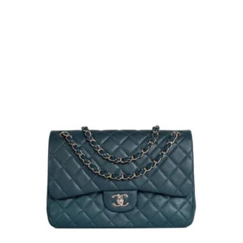 Chanel Vintage Pre-owned Laeder chanel-vskor Blue, Dam