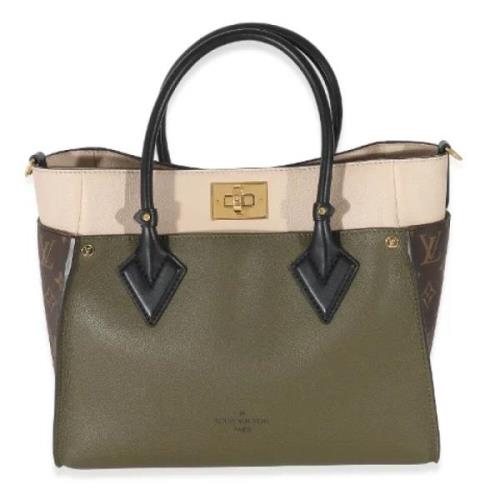 Louis Vuitton Vintage Pre-owned Laeder handvskor Green, Dam