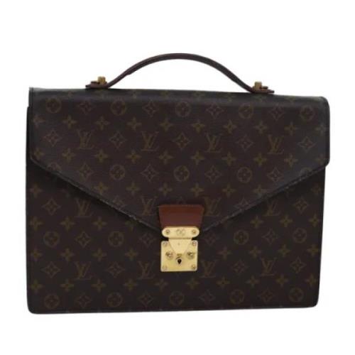 Louis Vuitton Vintage Pre-owned Canvas louis-vuitton-vskor Brown, Dam