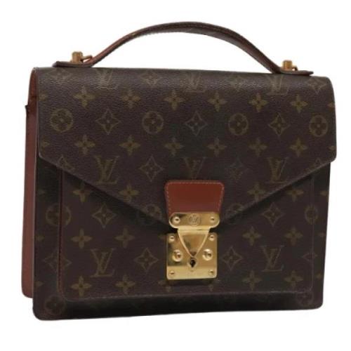 Louis Vuitton Vintage Pre-owned Canvas handvskor Brown, Dam