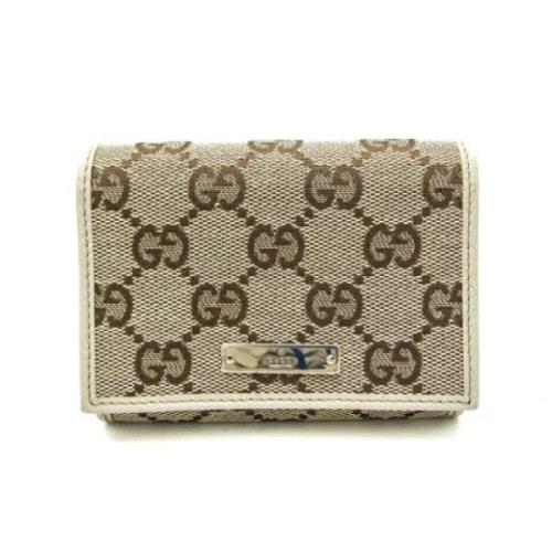 Gucci Vintage Pre-owned Laeder plnbcker Beige, Dam