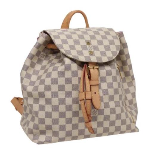 Louis Vuitton Vintage Pre-owned Canvas ryggsckar White, Dam