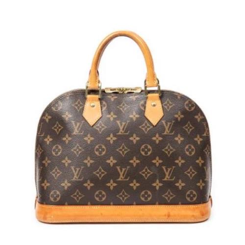 Louis Vuitton Vintage Pre-owned Canvas handvskor Brown, Dam