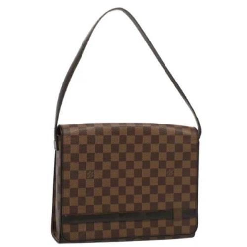 Louis Vuitton Vintage Pre-owned Canvas handvskor Brown, Dam