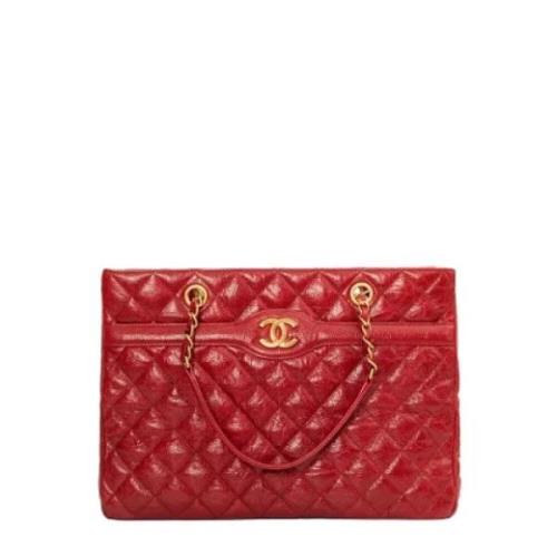 Chanel Vintage Pre-owned Laeder chanel-vskor Red, Dam