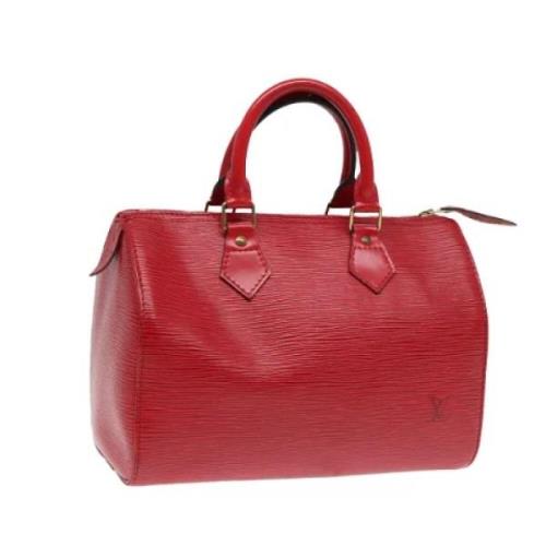 Louis Vuitton Vintage Pre-owned Laeder handvskor Red, Dam