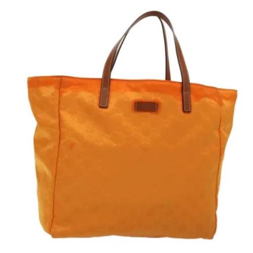 Gucci Vintage Pre-owned Canvas totevskor Orange, Dam