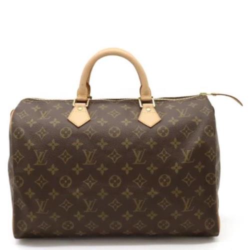 Louis Vuitton Vintage Pre-owned Canvas handvskor Brown, Dam