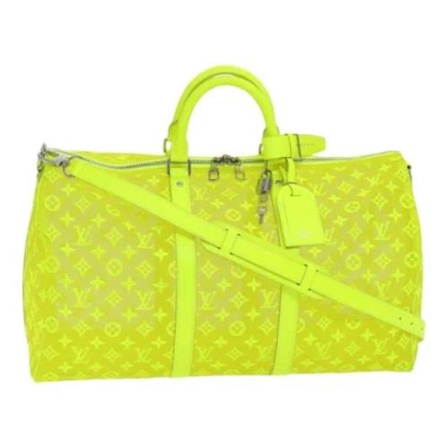 Louis Vuitton Vintage Pre-owned Canvas louis-vuitton-vskor Yellow, Dam