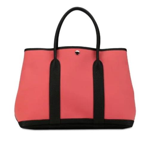 Hermès Vintage Pre-owned Canvas totevskor Pink, Dam