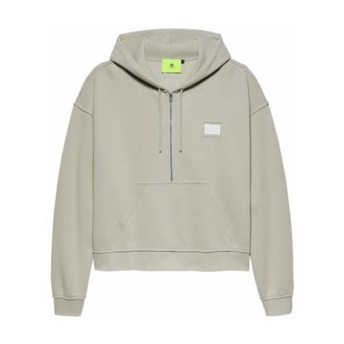 New Amsterdam Surf Association Grå Bomull Half Zip Hoodie Gray, Herr