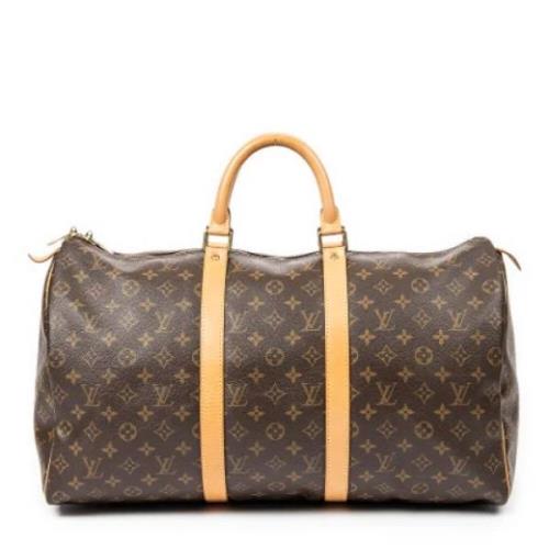 Louis Vuitton Vintage Pre-owned Canvas resvskor Brown, Dam