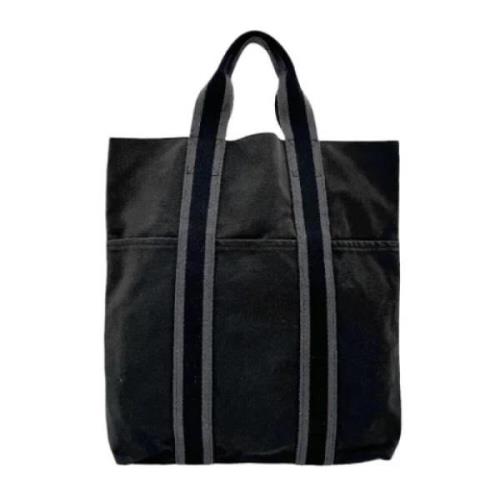 Hermès Vintage Pre-owned Canvas handvskor Black, Dam