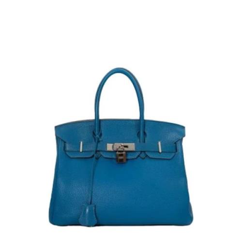 Hermès Vintage Pre-owned Laeder handvskor Blue, Dam