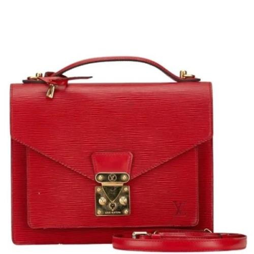 Louis Vuitton Vintage Pre-owned Laeder louis-vuitton-vskor Red, Dam