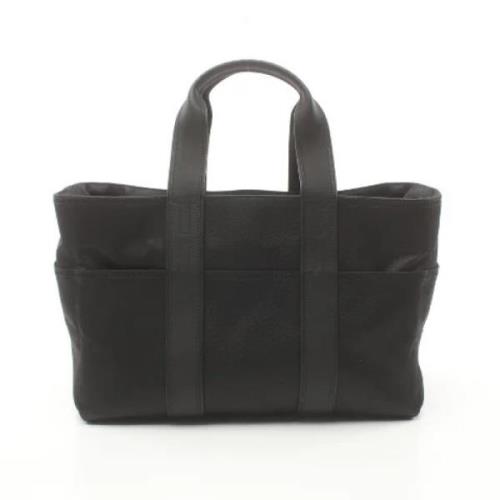 Hermès Vintage Pre-owned Canvas handvskor Black, Dam