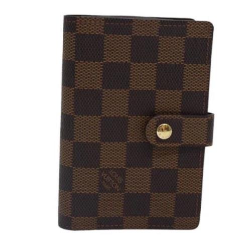 Louis Vuitton Vintage Pre-owned Tyg kuvertvskor Brown, Dam