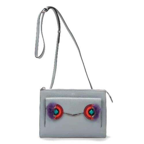 Fendi Vintage Pre-owned Laeder fendi-vskor Blue, Dam