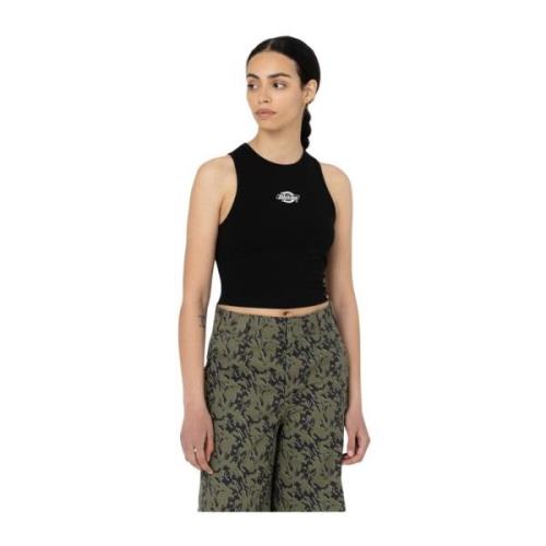 Dickies Svart Crop Top Powers Black, Dam