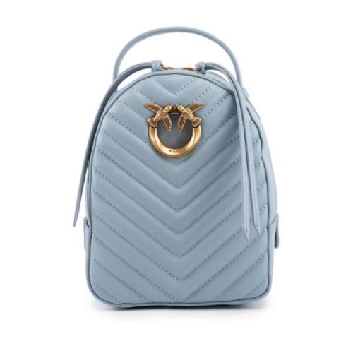 Pinko Ljusblå Love Bag Ryggsäck Blue, Dam