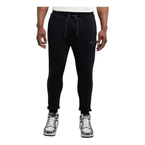 Carlo Colucci Casual Jogger Sweatpants Black, Herr