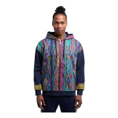 Carlo Colucci Oversize Sweatjacke De Min Multicolor, Herr