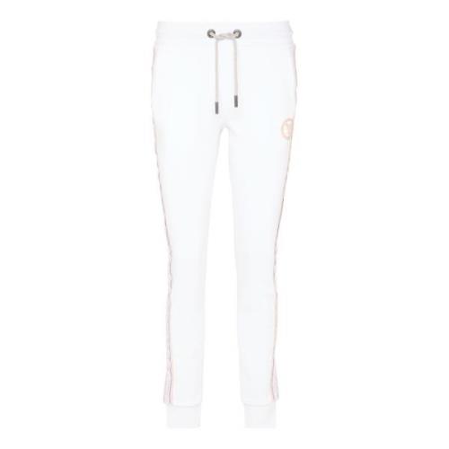 Carlo Colucci Kvinnors Unika Basic Sweatpants White, Dam