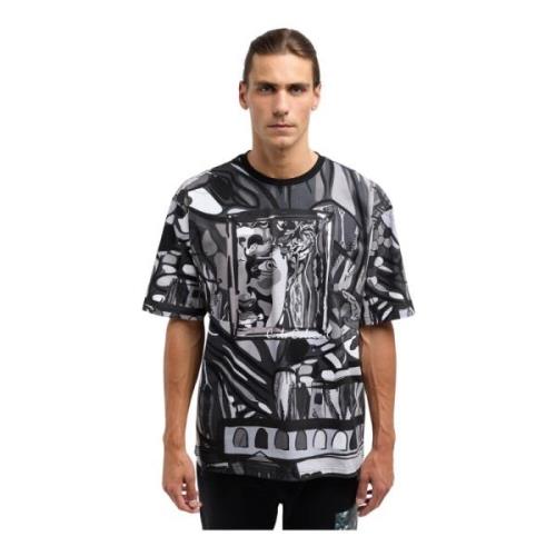 Carlo Colucci Oversize T-shirt i olika färger Black, Herr