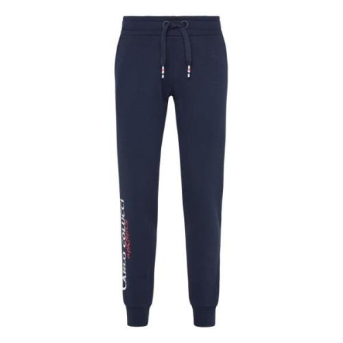 Carlo Colucci Atletico Contrater Sweatpants Blue, Herr