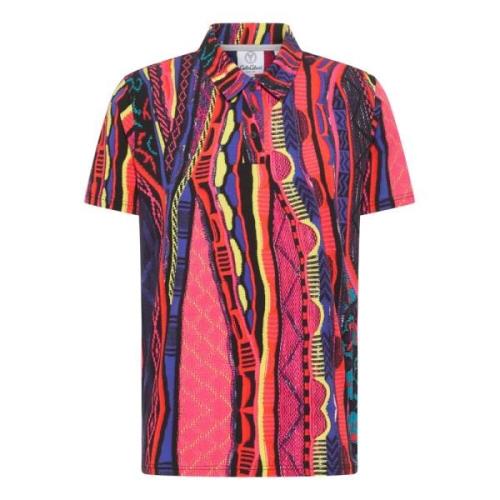 Carlo Colucci Short Sleeve Shirts Multicolor, Herr