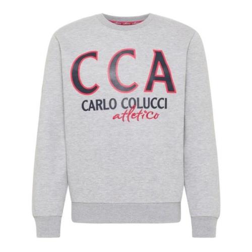 Carlo Colucci Dalvit Sweatshirt Gray, Herr