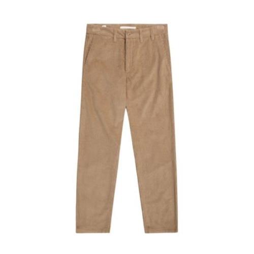 Norse Projects Reguljär Vid Corduroy Byxor Brown, Herr