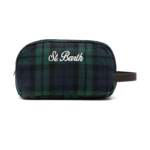 MC2 Saint Barth Tartan Check Flanellväska Multicolor, Herr