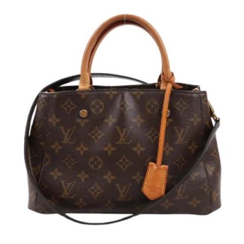 Louis Vuitton Vintage Pre-owned Laeder handvskor Brown, Dam