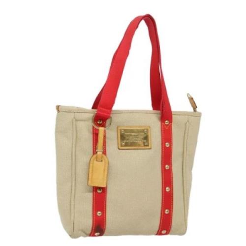 Louis Vuitton Vintage Pre-owned Canvas louis-vuitton-vskor Beige, Dam