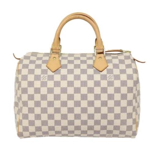 Louis Vuitton Vintage Pre-owned Canvas louis-vuitton-vskor White, Dam